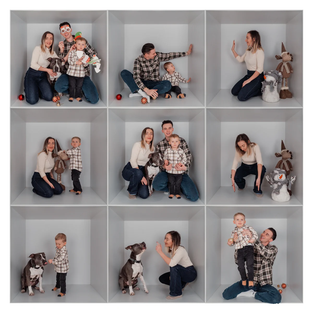 Box Photography фотосесия в кутия - креативен кадър с Лео и Локи